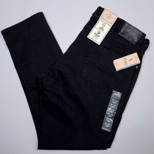New Polo Ralph Lauren The Sullivan Slim Black Grunge Punk Stretch Jeans 38x32